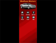 Tablet Screenshot of madisonmotors.com